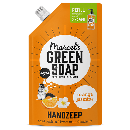 Handzeep Navulling Sinaasappel & Jasmijn