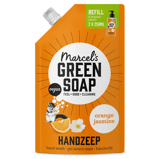 Handzeep Navulling Sinaasappel & Jasmijn