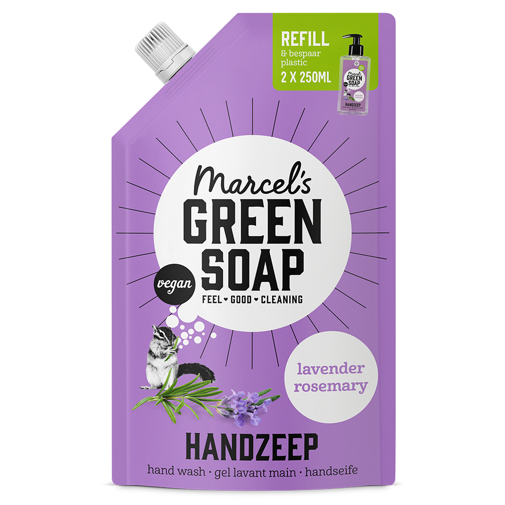 Handzeep Navulling Lavendel & Rozemarijn