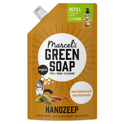 Handzeep Navulling Sandelhout & Kardemom