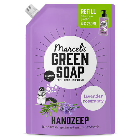 Handzeep Navulling Lavendel & Rozemarijn 1L