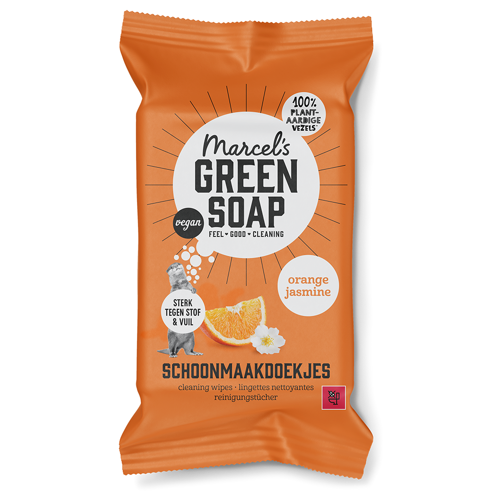Schoonmaakdoekjes Sinaasappel & Jasmijn