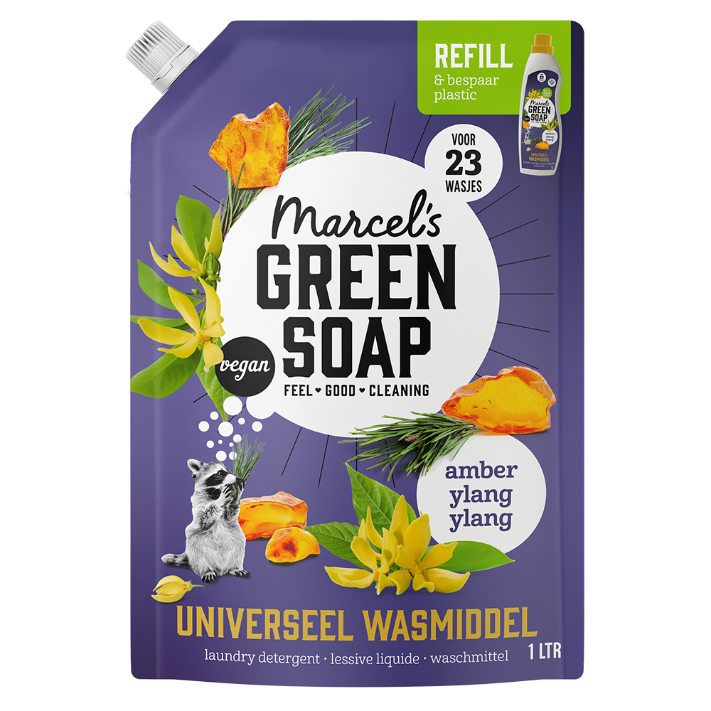Universeel Wasmiddel navulling Amber & Ylang Ylang