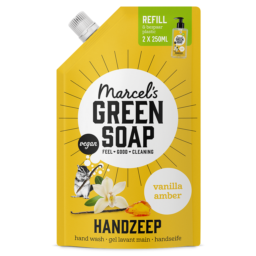 Handseife Nachfüllung Vanille & Amber