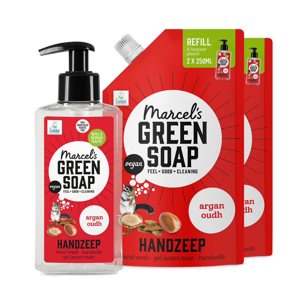 Handzeep Navulbundel Argan & Oudh