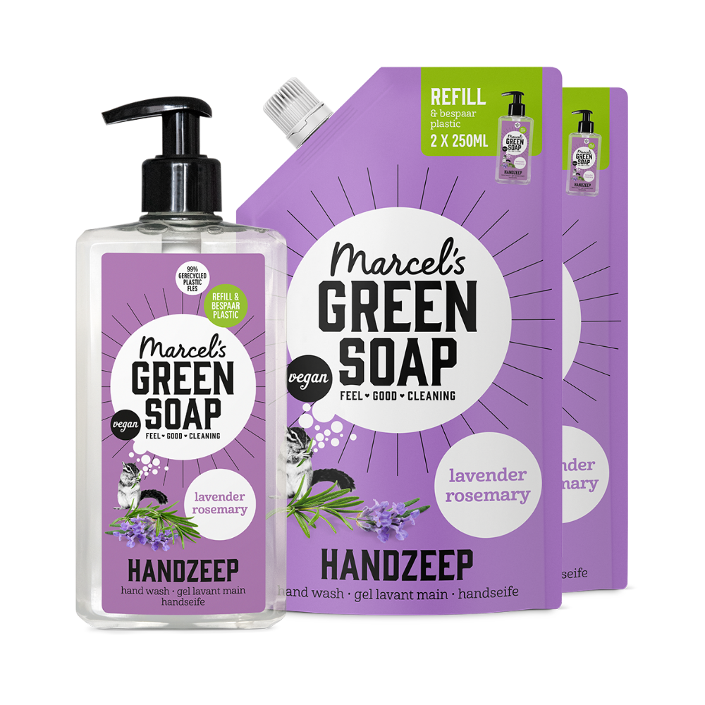 Handzeep Navulbundel Lavendel & Rozemarijn
